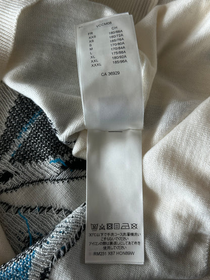 Louis Vuitton White & Multicolor Thistle Knit Sweater