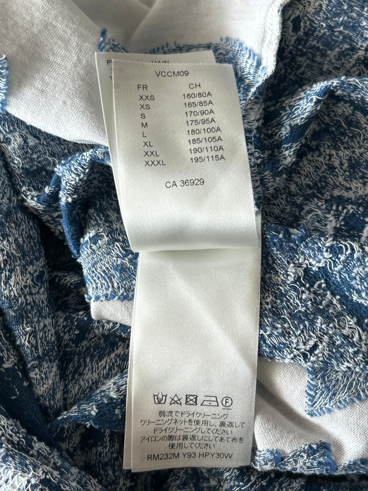 Louis Vuitton Blue & White Aquagarden Monogram T-Shirt