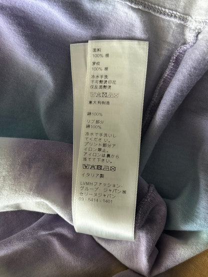 Celine Tie-Dye & Black Studded Logo T-Shirt