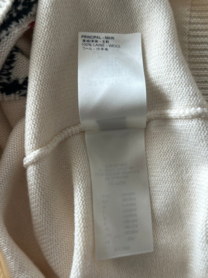 Louis Vuitton Beige Monogram Clock Wool Sweater