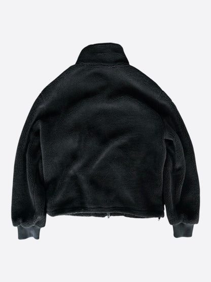Amiri Black & White Bones Fleece Jacket