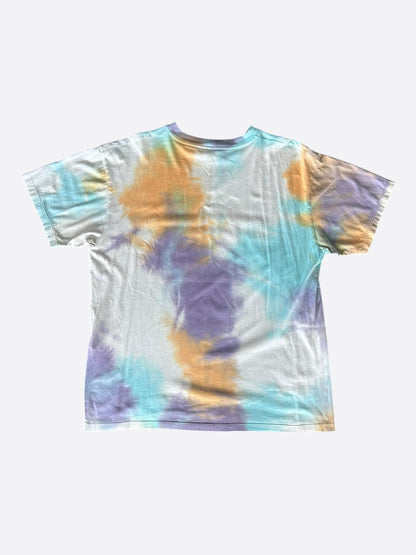 Celine Tie-Dye & Black Studded Logo T-Shirt