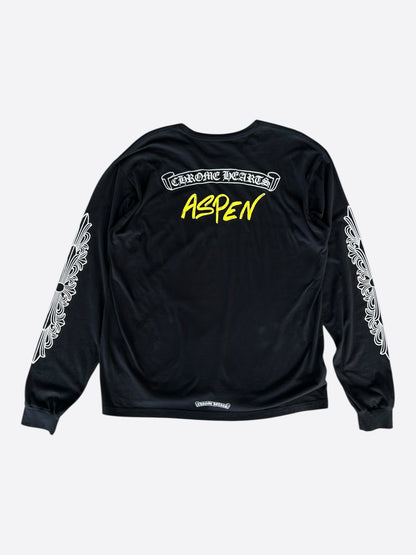 Chrome Hearts Black & White Aspen Exclusive Longsleeve T-Shirt