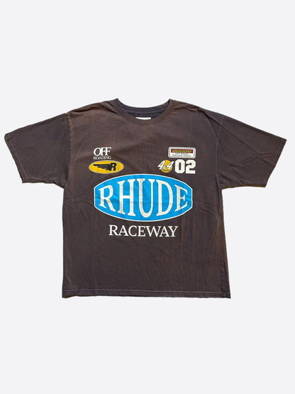 Rhude Vintage Grey Raceway T-Shirt