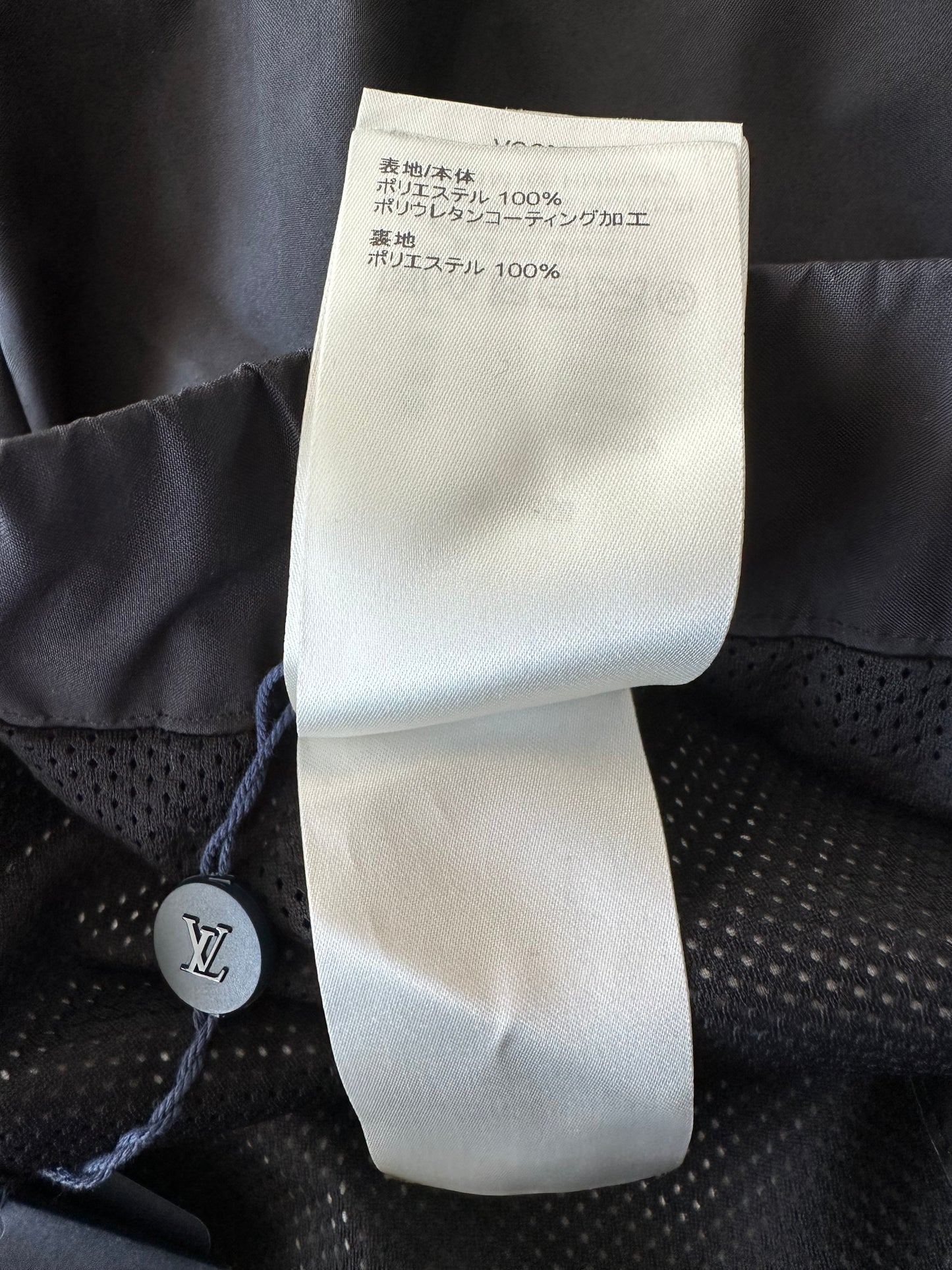 Louis Vuitton Black & Grey 2054 Monogram Heat Reflective Track Pants