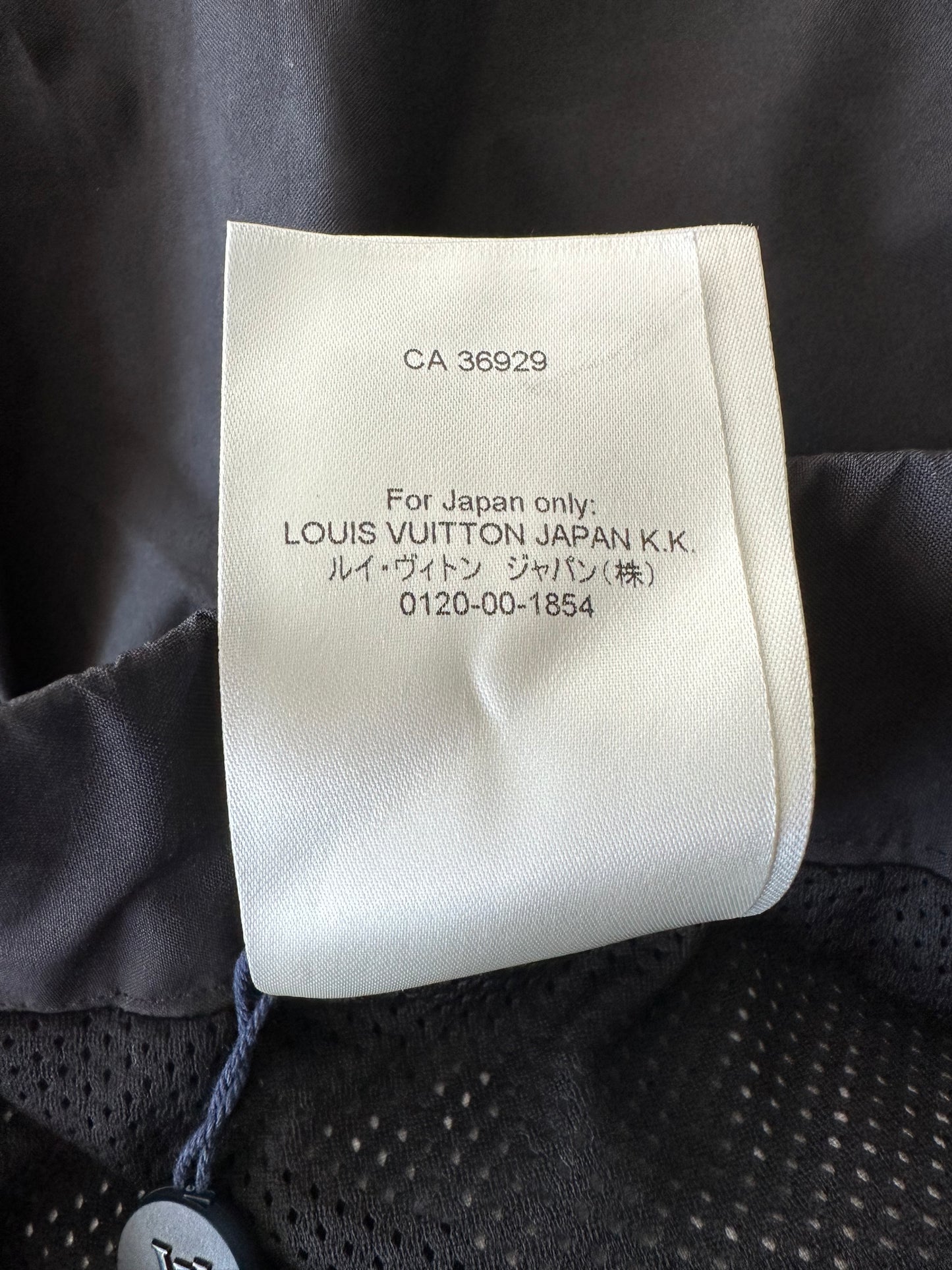 Louis Vuitton Black & Grey 2054 Monogram Heat Reflective Track Pants