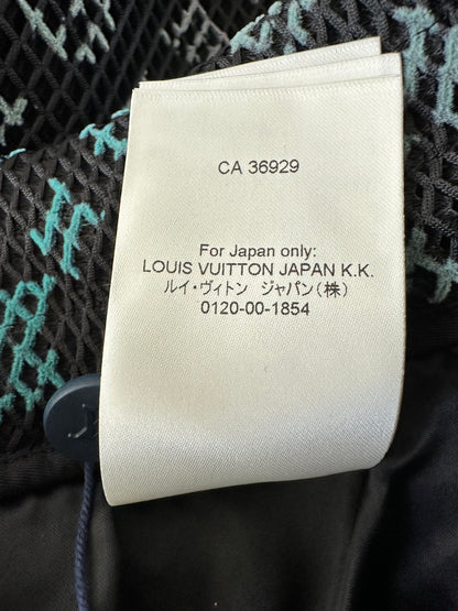 Louis Vuitton Black Rainbow Monogram Mesh Shorts