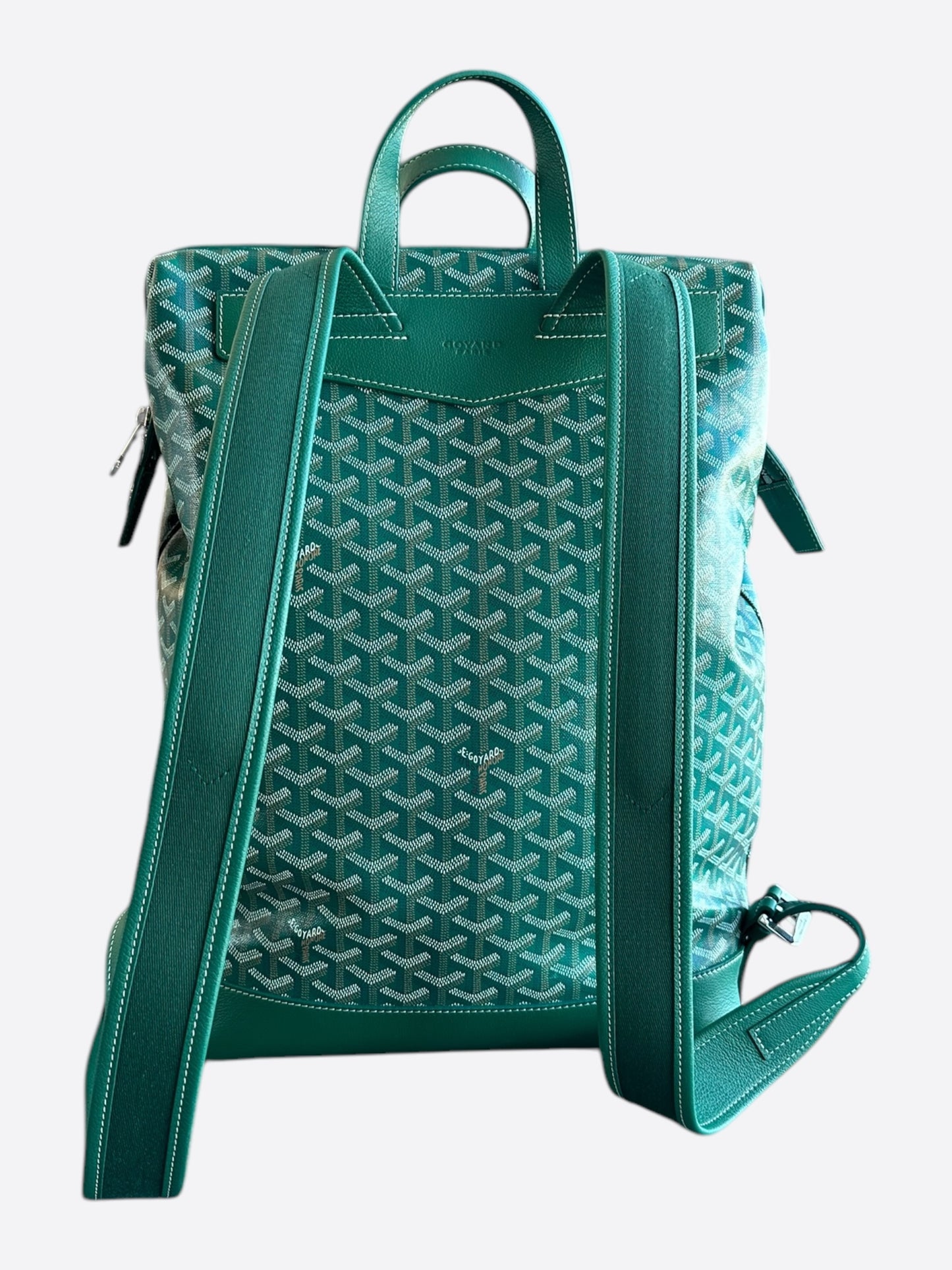 Goyard Green Cisalpin Backpack