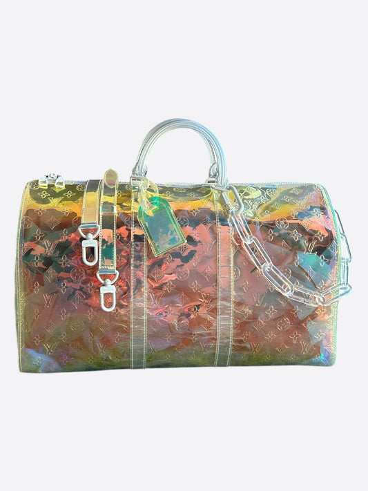 Louis Vuitton Multicolor Prism Monogram Keepall 50