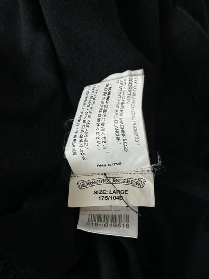 Chrome Hearts Black & White T-Bar Logo T-Shirt