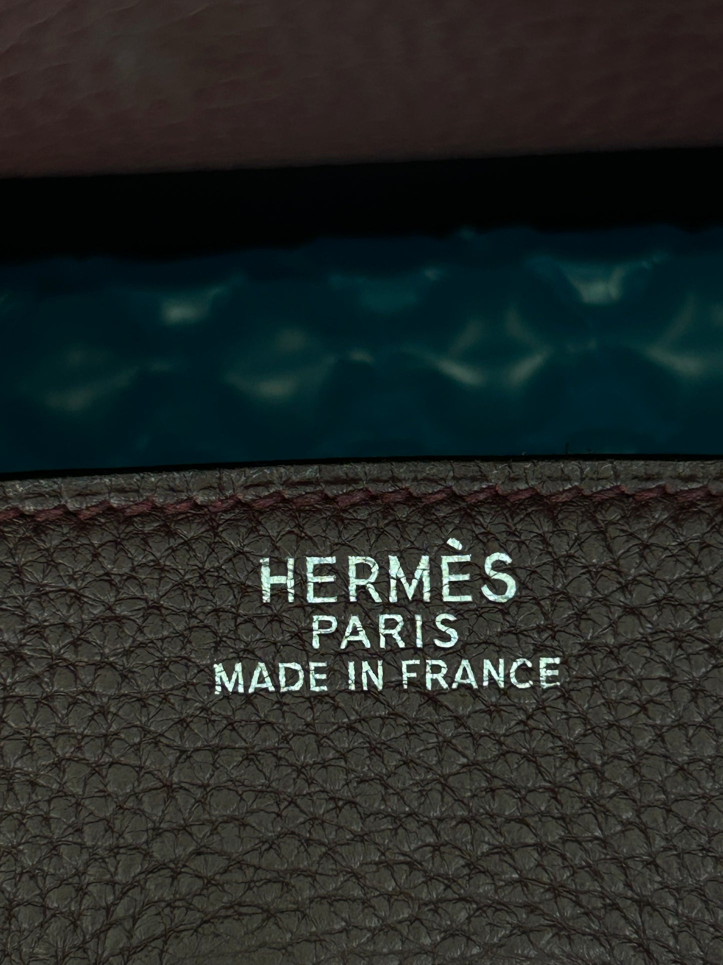 Hermes Ebene Togo & Palladium Hardware Birkin 50