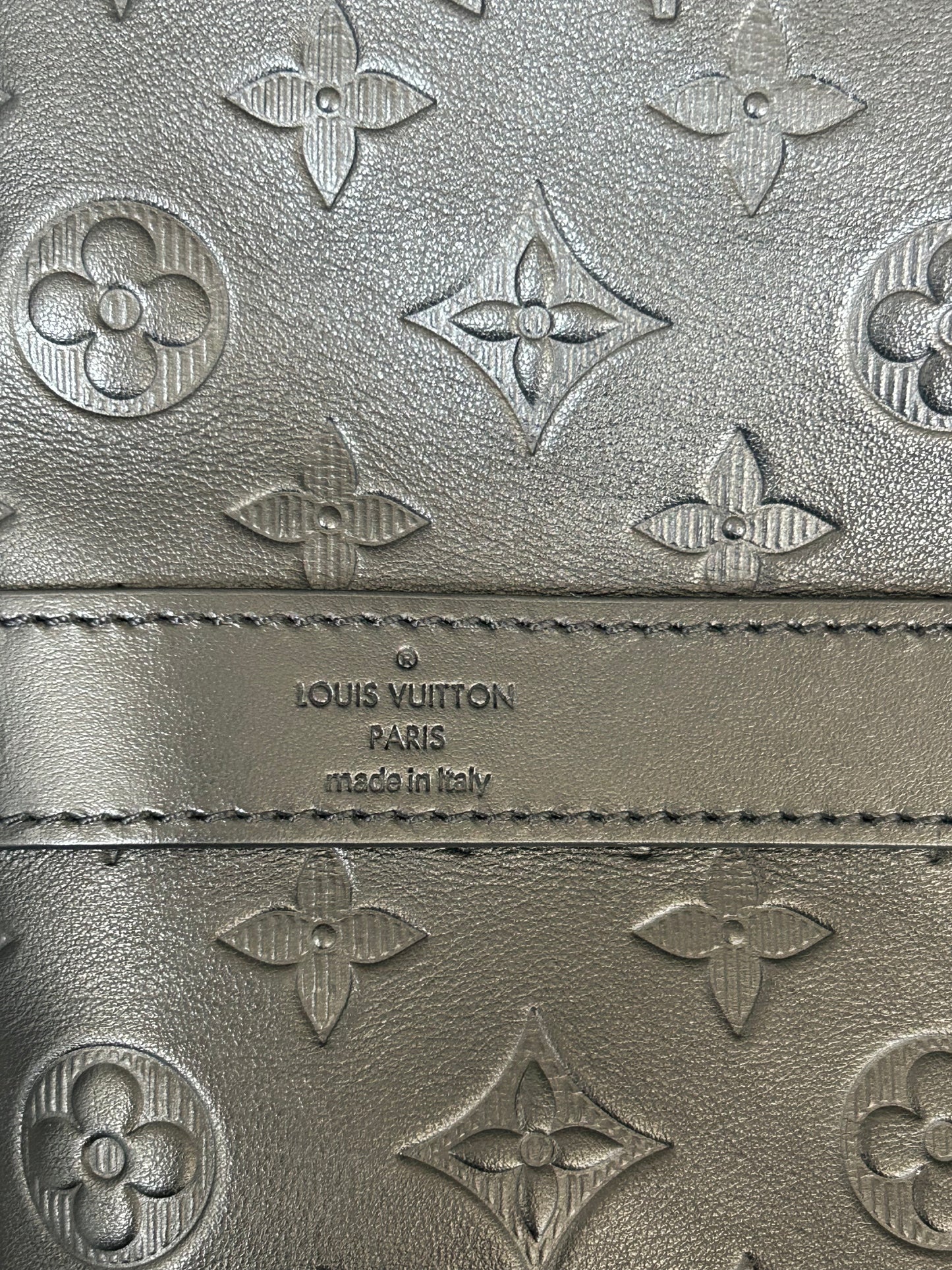 Louis Vuitton Black Monogram Shadow Keepall 50