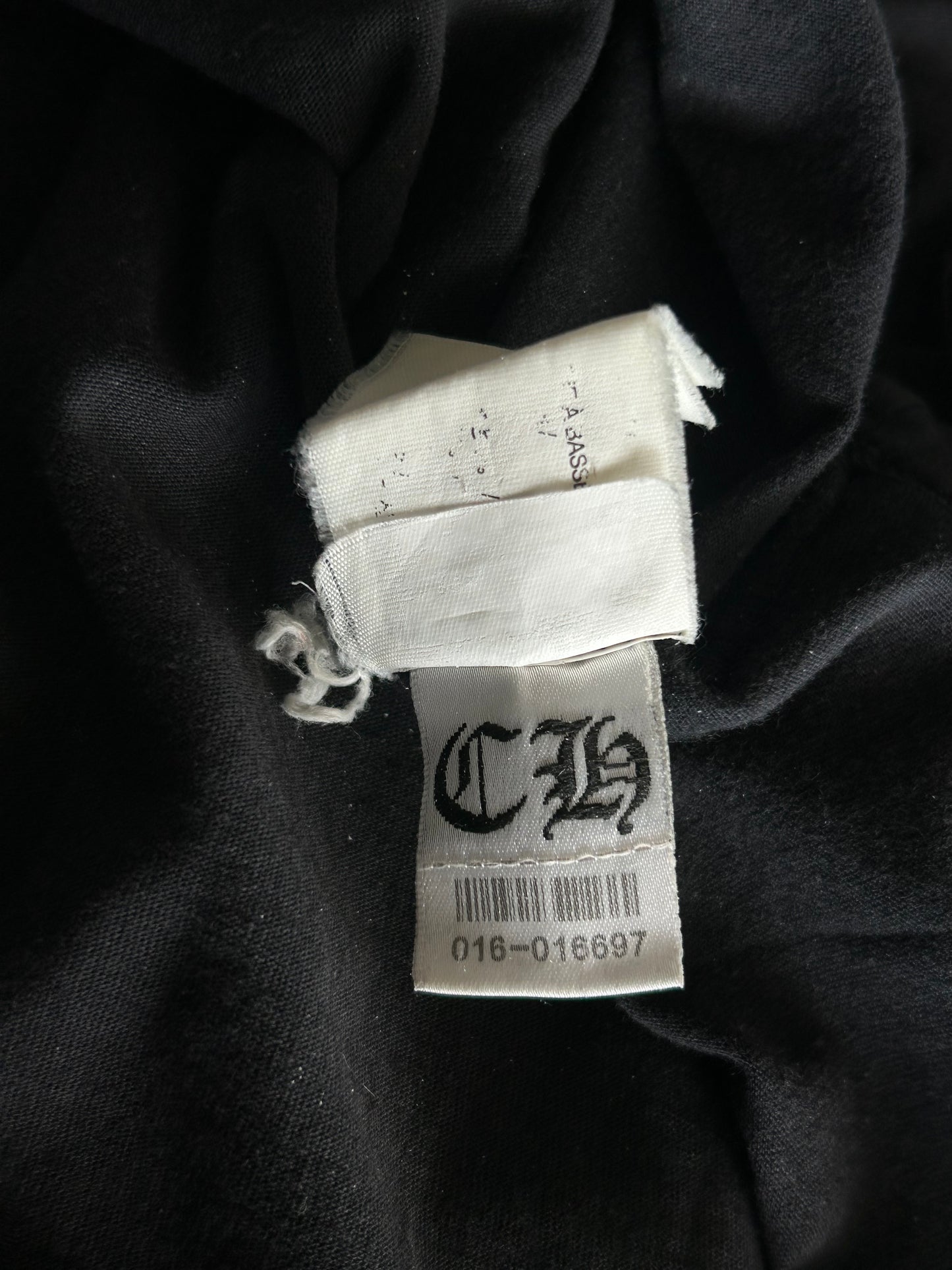 Chrome Hearts Black & White Dagger Logo T-Shirt