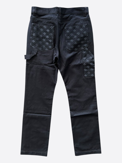 Amiri Black MA Monogram Carpenter Pants