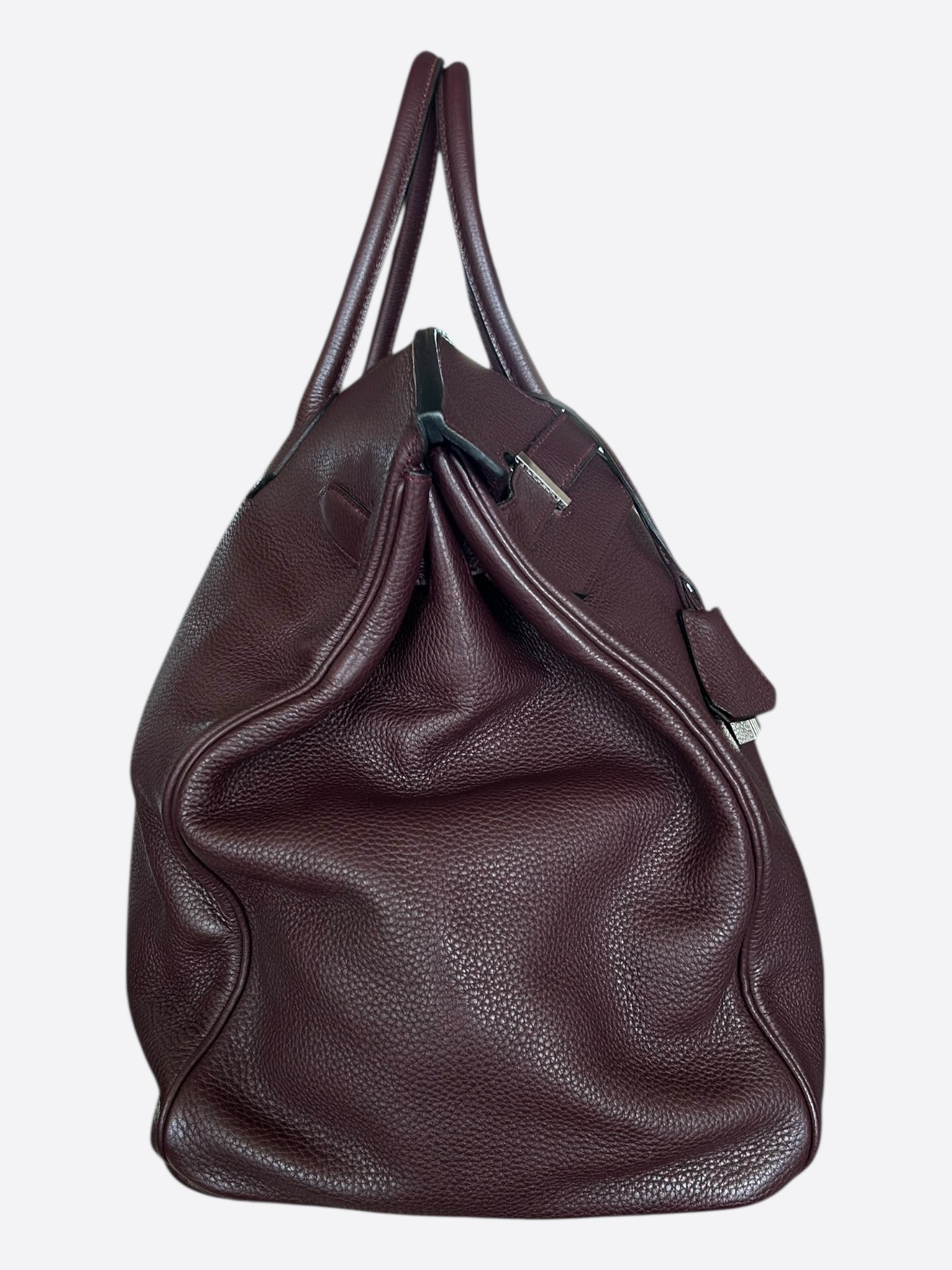 Hermes Ebene Togo & Palladium Hardware Birkin 50