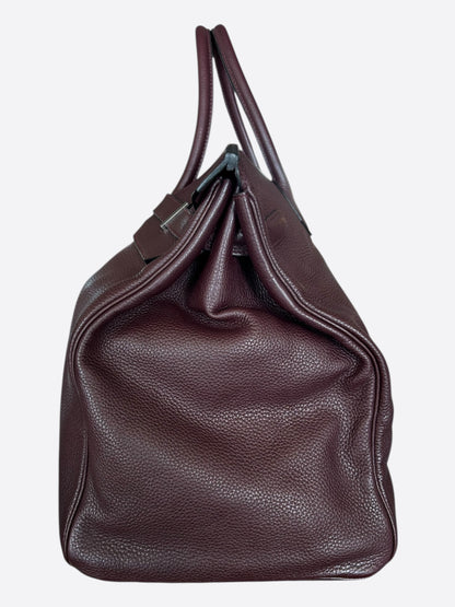 Hermes Ebene Togo & Palladium Hardware Birkin 50