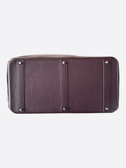 Hermes Ebene Togo & Palladium Hardware Birkin 50