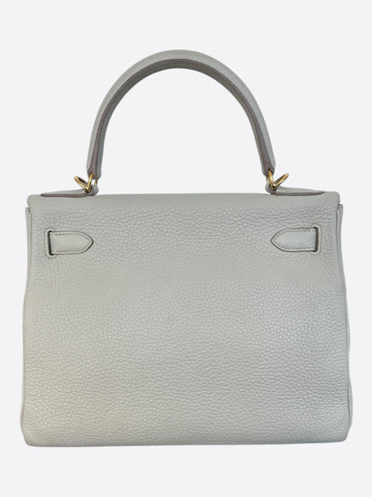 Hermes Beton Togo & Gold Hardware Kelly 28