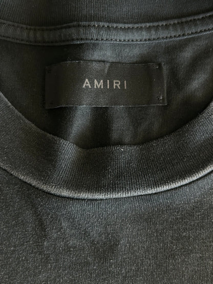 Amiri Faded Black & White Lounge Graphic T-Shirt