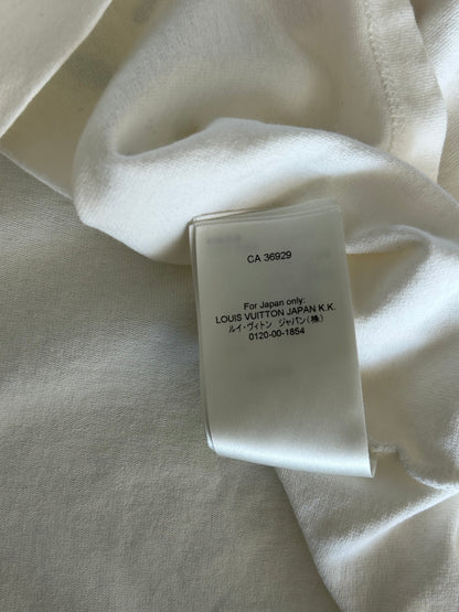 Louis Vuitton White Flower Tapestry T-Shirt