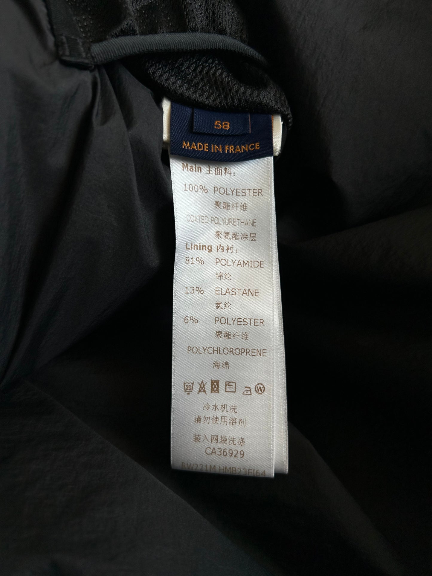 Louis Vuitton Black & Grey 2054 Monogram Heat Reflective Puffer Jacket