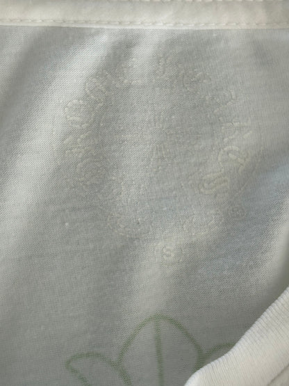 Chrome Hearts White & Green Cemetery Cross Logo T-Shirt