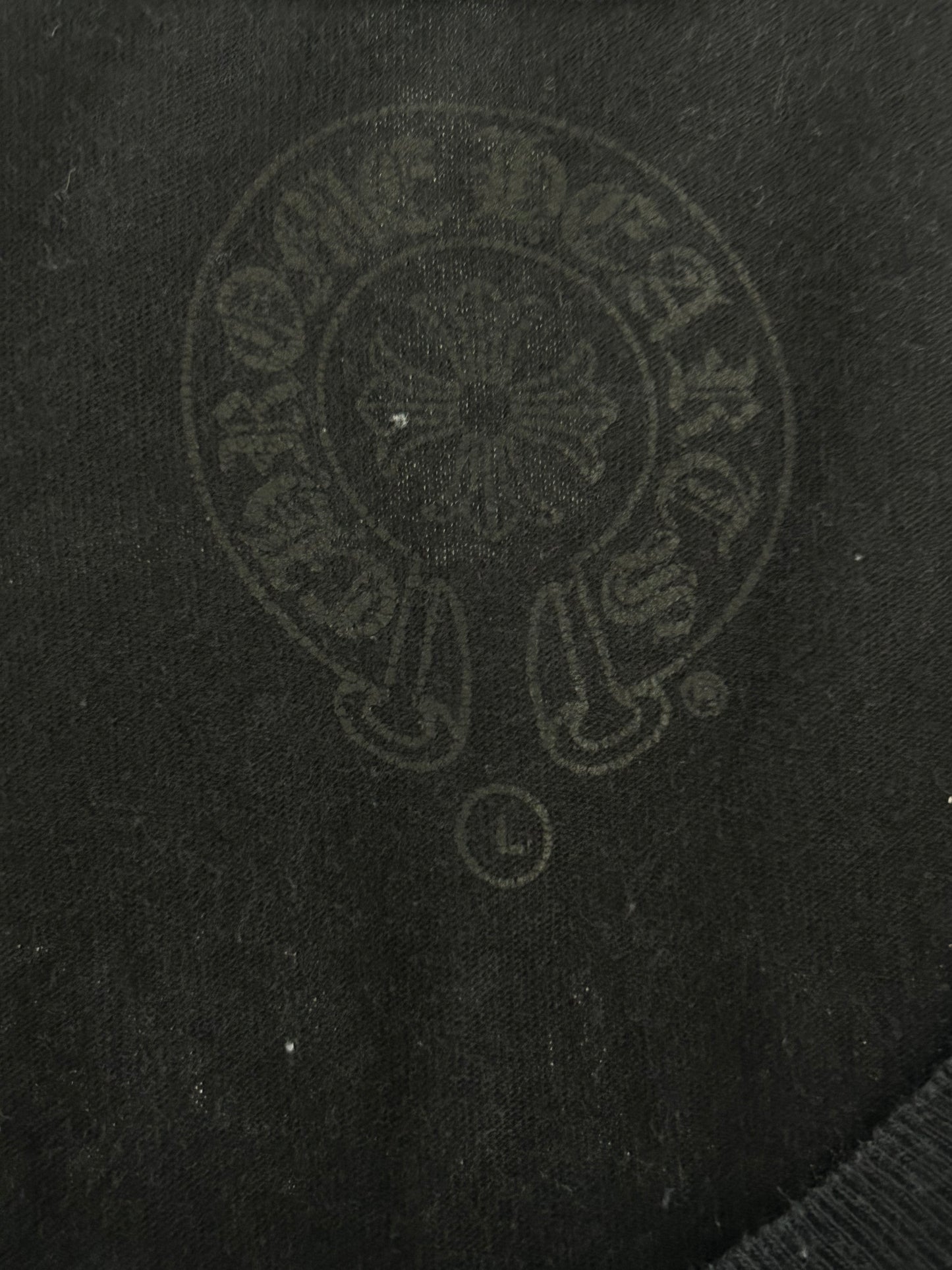 Chrome Hearts Black & White T-Bar Logo T-Shirt