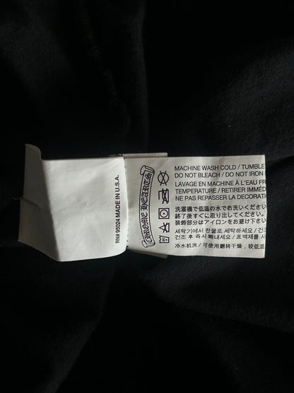 Chrome Hearts Black & Red Cemetery Horseshoe Logo T-Shirt