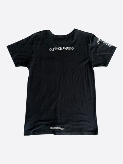 Chrome Hearts Black & White T-Bar Logo T-Shirt