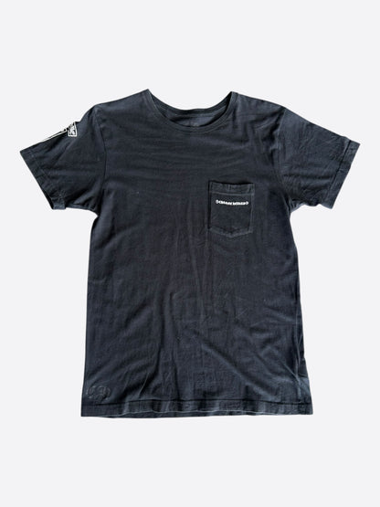 Chrome Hearts Black & White T-Bar Logo T-Shirt