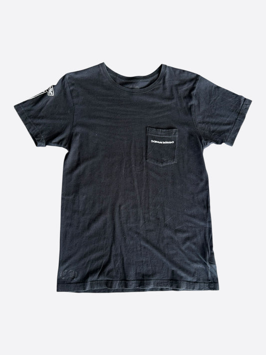 Chrome Hearts Black & White T-Bar Logo T-Shirt