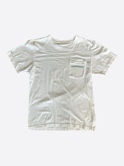 Chrome Hearts White & Green Cemetery Cross Logo T-Shirt
