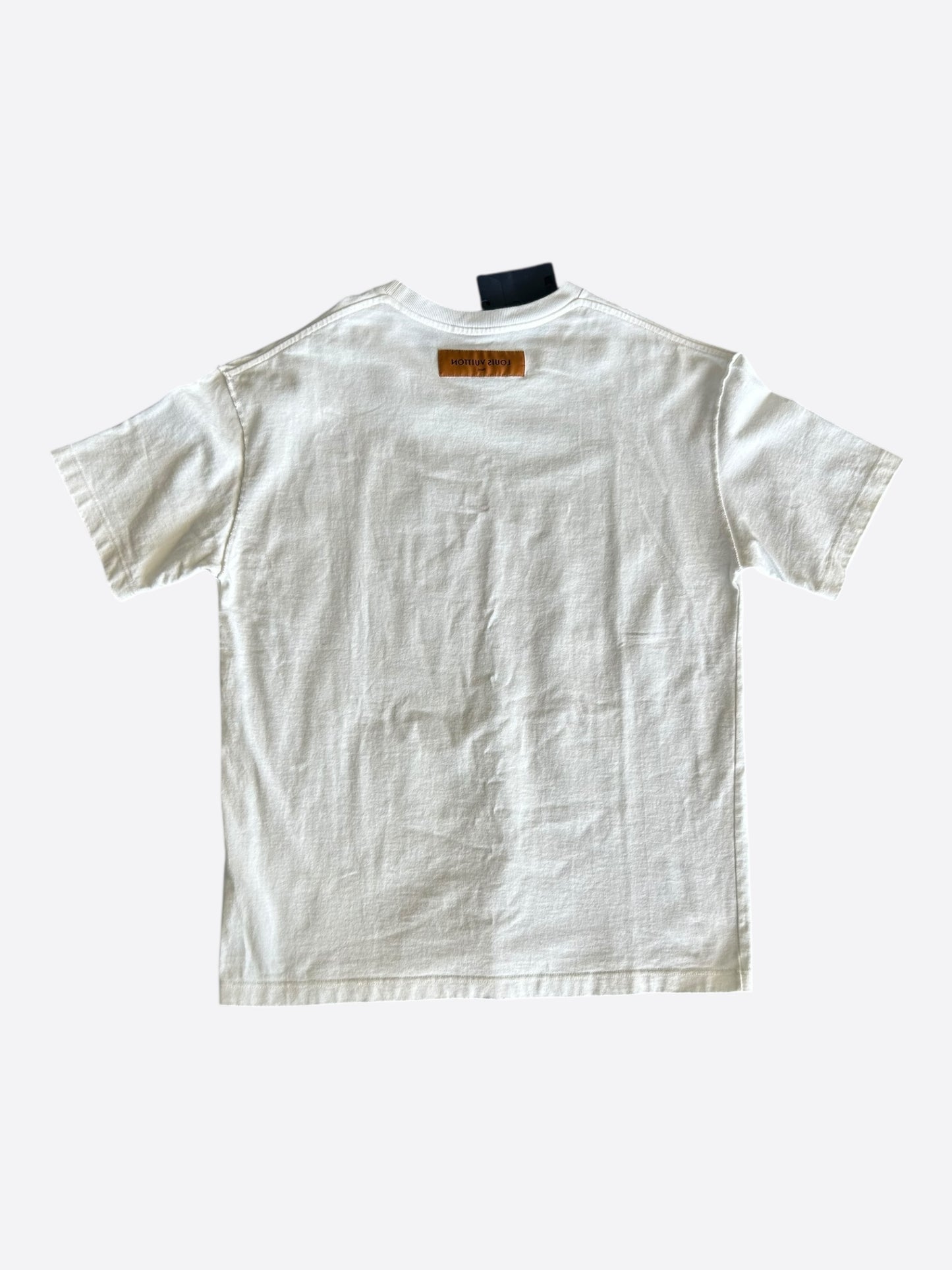 Louis Vuitton White Flower Tapestry T-Shirt