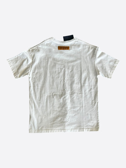 Louis Vuitton White Flower Tapestry T-Shirt