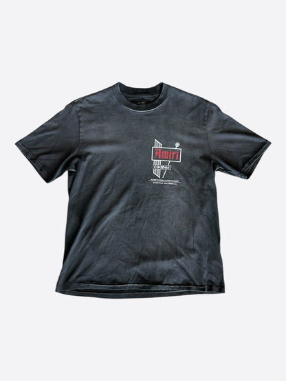 Amiri Faded Black & White Lounge Graphic T-Shirt