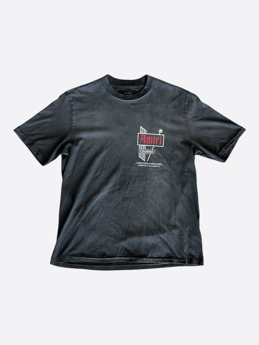 Amiri Faded Black & White Lounge Graphic T-Shirt