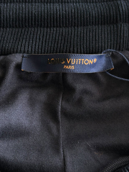 Louis Vuitton Green Camouflage Monogram Fleece Sweatpants