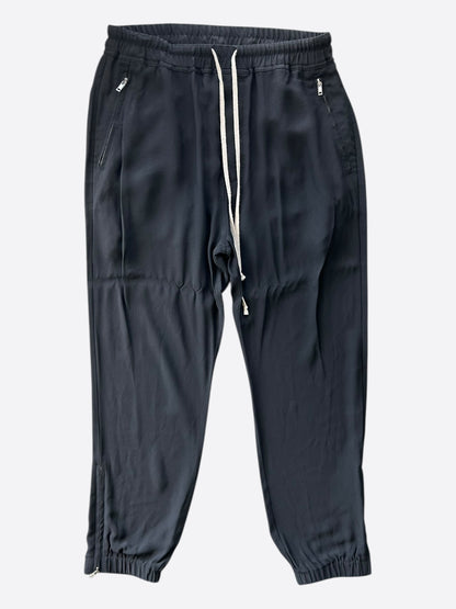 Rick Owens Black Tecuatl Zip Sweatpants