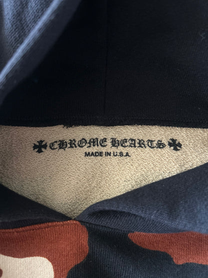 Chrome Hearts Matty Boy Camouflage Caution Zip Up Hoodie
