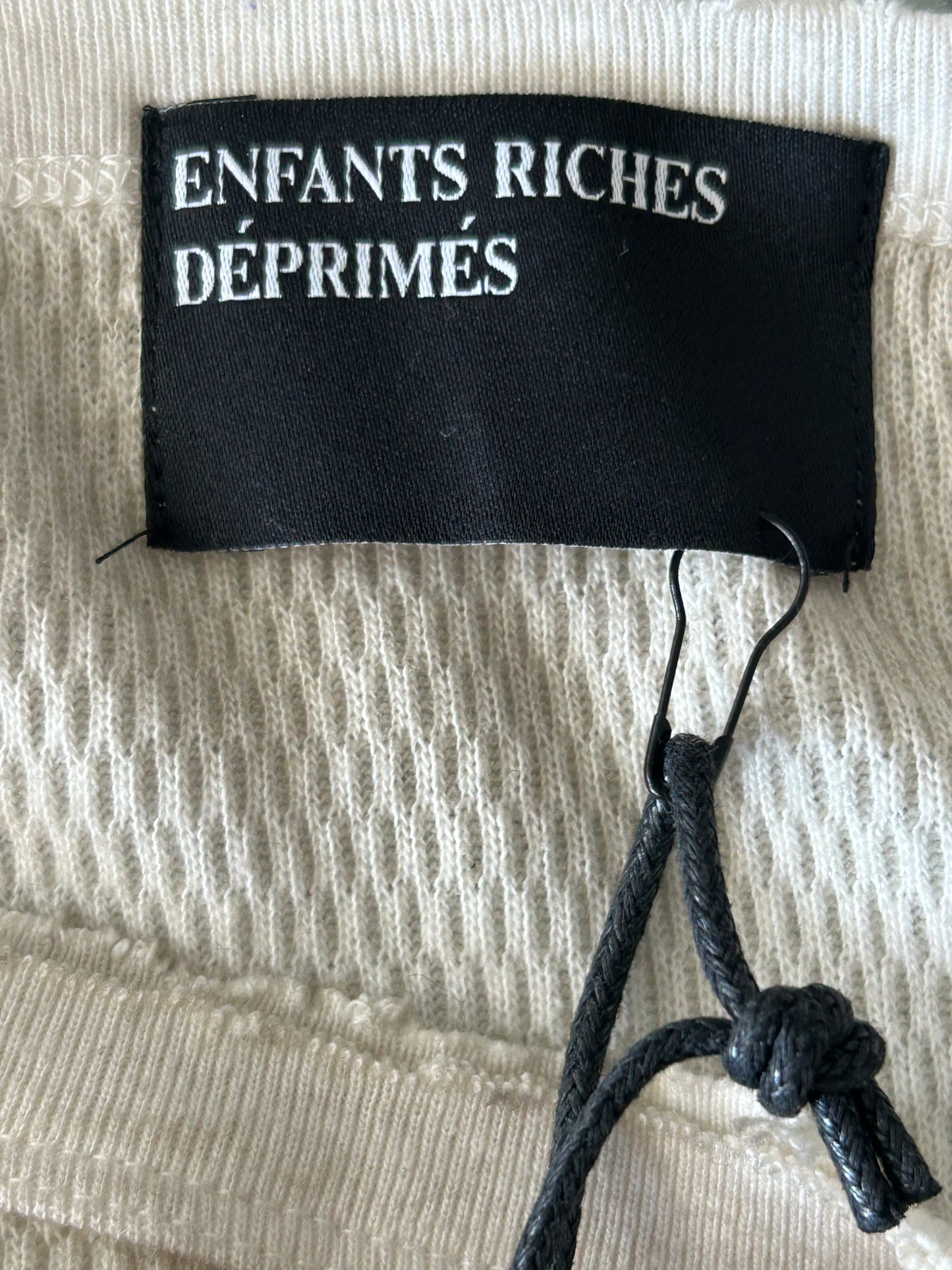 Enfants Riches Deprimes White & Black Classic Logo Thermel Longsleeve T-Shirt