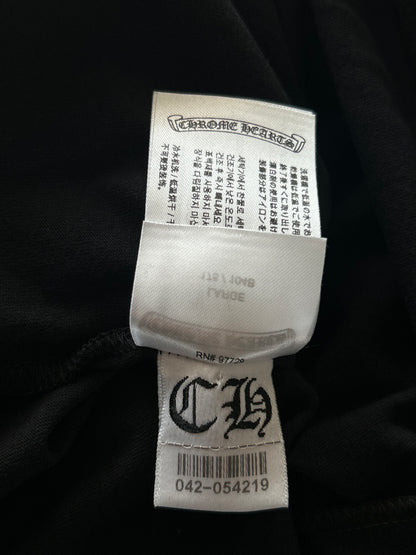 Chrome Hearts Miami Exclusive Black & White Horseshoe Logo T-Shirt