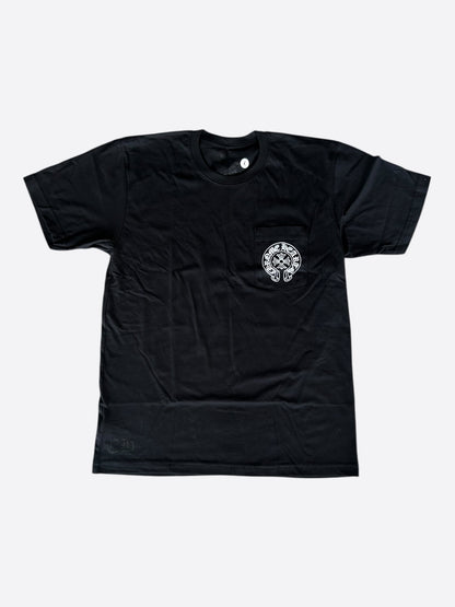 Chrome Hearts Miami Exclusive Black & White Horseshoe Logo T-Shirt