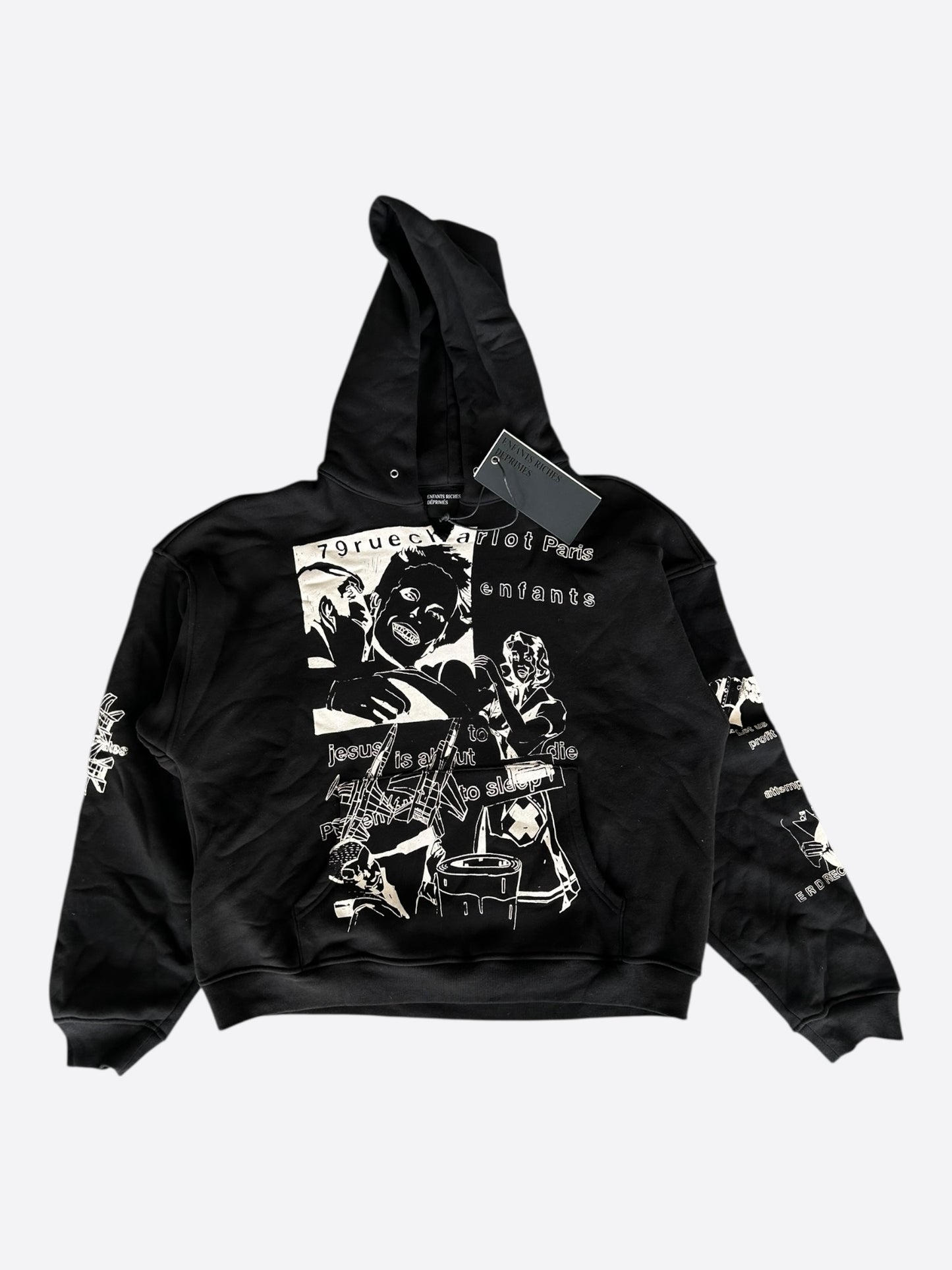 Enfants Riches Deprimes Black & White 'Absence That Dominates' Hoodie