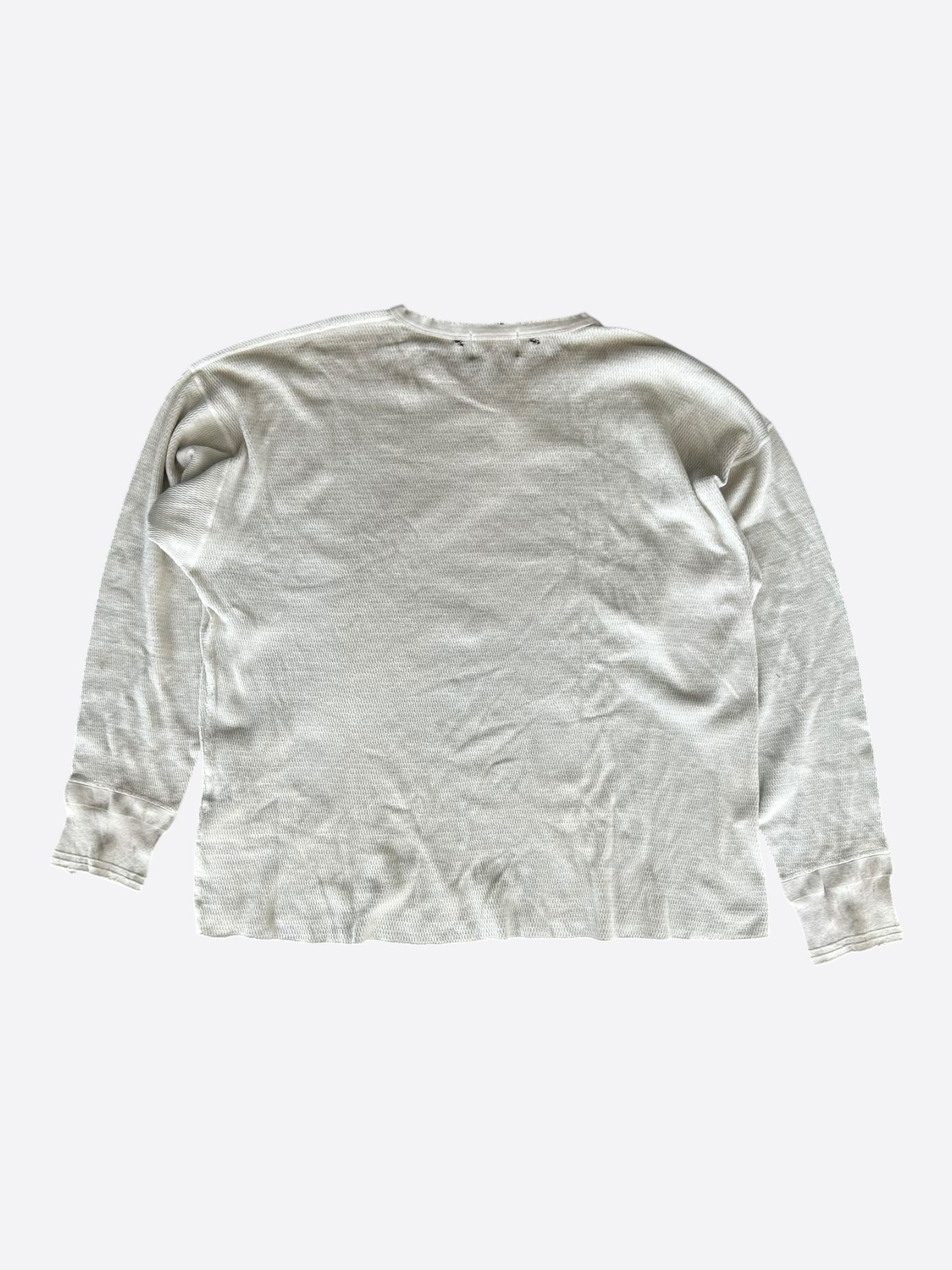 Enfants Riches Deprimes White & Black Classic Logo Thermel Longsleeve T-Shirt