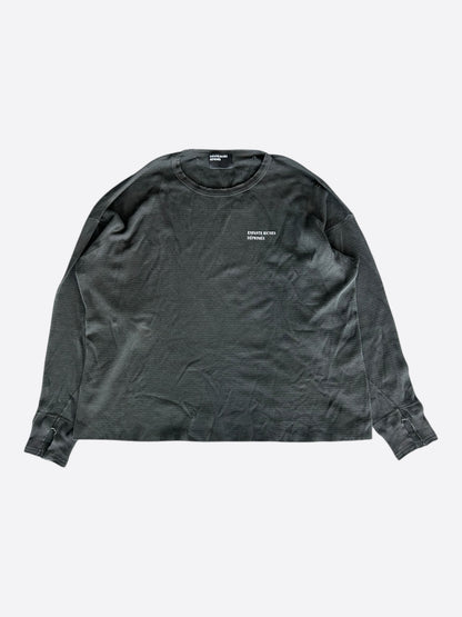 Enfants Riches Deprimes Black & White Classic Logo Thermel Longsleeve T-Shirt