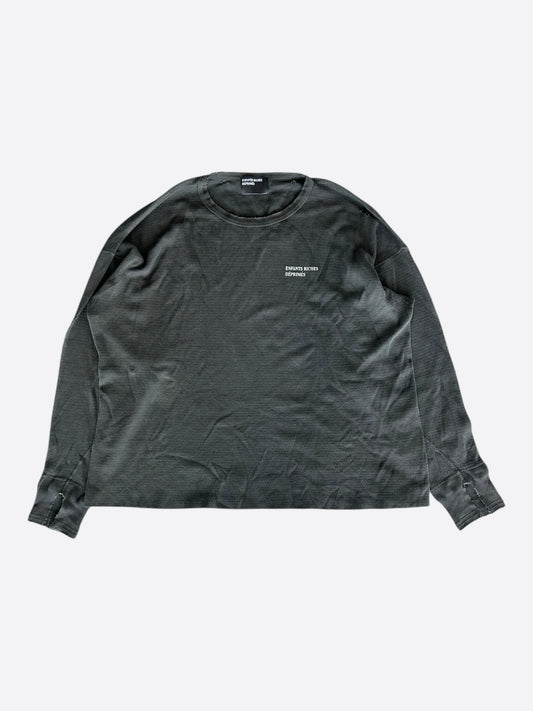 Enfants Riches Deprimes Black & White Classic Logo Thermel Longsleeve T-Shirt