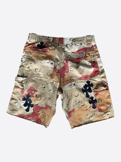 Chrome Hearts Camouflage Sex Records Cross Patch Carpenter Shorts