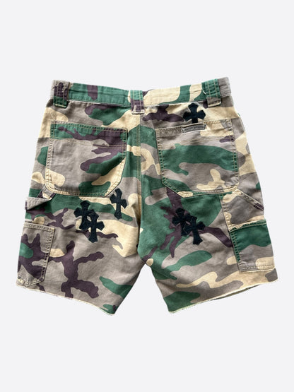 Chrome Hearts Camouflage Sex Records Cross Patch Carpenter Shorts