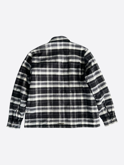Chrome Hearts Black & Grey Plaid Jacket