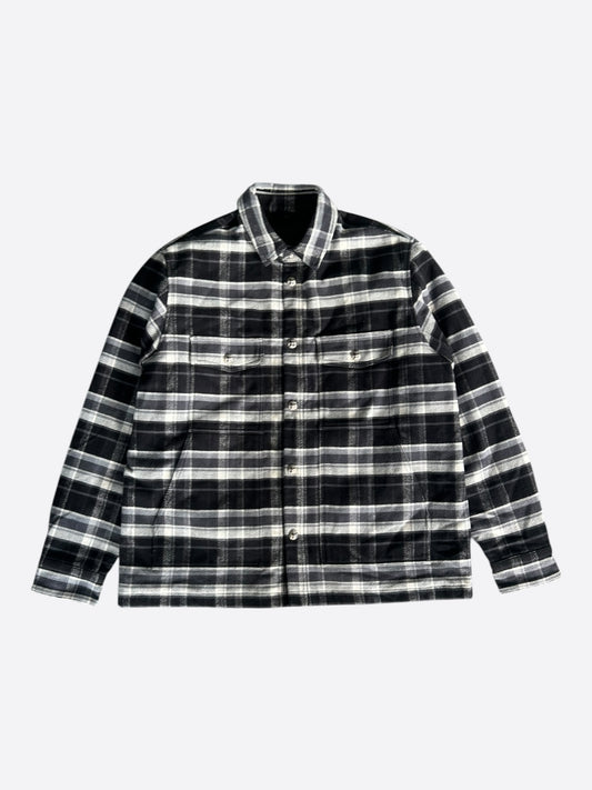 Chrome Hearts Black & Grey Plaid Jacket